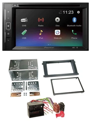 Pioneer Bluetooth MP3 USB 2DIN DAB DVD Autoradio für Porsche Cayenne 2007-2010 - Bild 1 von 4