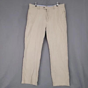 Cremieux Me's Dress Pants Mid Rise Straight Tan Size 36 x 30 - Picture 1 of 11