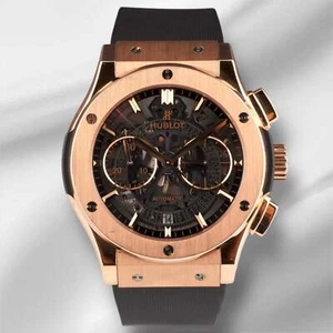 Hublot Classic Fusion 45mm Automatic Skeleton Dial Men's Watch HU52OX0180LR - Picture 1 of 12