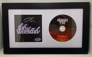 The Weeknd - Autographed / Signed - DAWN FM CD Artwork FRAMED Display PSA + COA - Picture 1 of 10