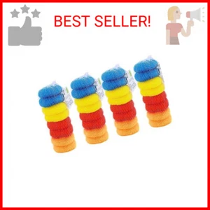 32 X Round Sponge Scouring Wash Pads Kitchen Dishes Cleaner Scour Scrub Cleaning - Picture 1 of 2