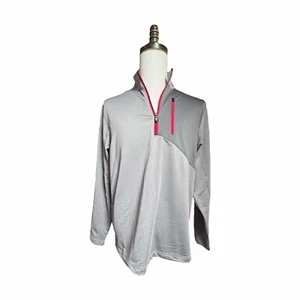 Cutter And Buck Herren 1/4 Zip Grau Drytec Jacke - Bild 1 von 6
