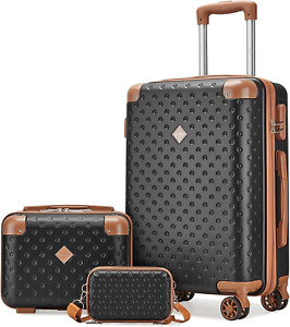 Carry on Luggage 20 Inch Suitcase Set 3 Piece with Spinner Wheels,Hardside Carry