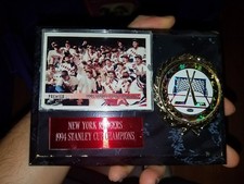 New York Rangers 1994 Stanley Cup Champions Premier Hockey Plaque Hockey CArd