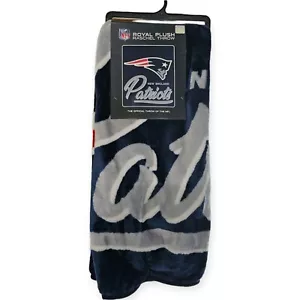 New England Patriots - Plush Throw Blanket 50" x 60" - NFL - Restructure - Picture 1 of 6