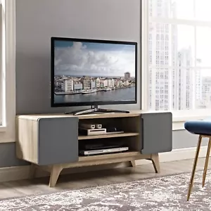 Modway Mid-Century Modern Wood 47" TV Stand Entertainment Center Media Console - Picture 1 of 5