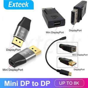 DisplayPort Male to Mini DP Display Port Female Adapter Converter Cable MacBook - Picture 1 of 10