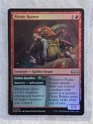 MTG Picnic Ruiner - Wilds of Eldraine (WOE) #232 Magic Card UN NM - Image 1 of 4