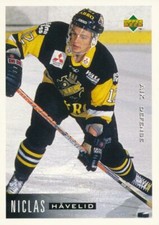 1995-96 Swedish Upper Deck #5 NICLAS HAVELID - AIK