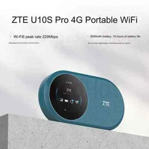 ZTE U10S Pro 4G WiFi6 Bolsillo WiFi Azul Por FedEx - Foto 1 di 7