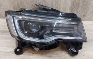 Faro derecho derecho Jeep Grand Cherokee 2017-2021 xenón HID negro fabricante de equipos originales Euro - Imagen 1 de 12