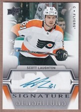 2019-20 Upper Deck Signature Sensations #SSSL Scott Laughton AUTO - FLYERS