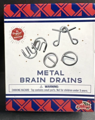 Metal Brain Drains 3 Puzzle Set Teaser Samsonico Fun - Image 1 of 2
