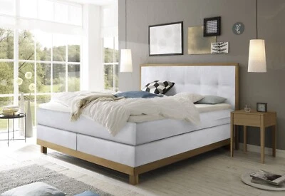 Hasena Pronto Chalet Boxspringbett mit Massivholz Hotelbett Betten Landhaus - Bild 1 von 4