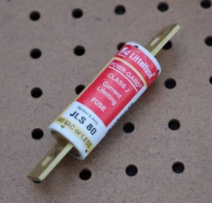 LITTELFUSE POWR-GARD CLASS J CURRENT LIMITING JLS 80 FUSE 600VAC OR LESS - Picture 1 of 3