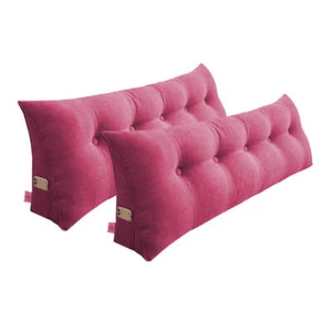 SOGA 2X 150cm Pink Triangular Wedge Bed Pillow Headboard Backrest Bedside Tatami - Picture 1 of 10