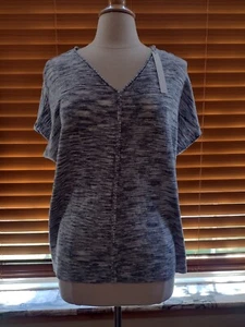 Caslon Boxy Sleeveless Pullover Shirt Split Hi Low Hem Women's Size XXS / XS New - Picture 1 of 11