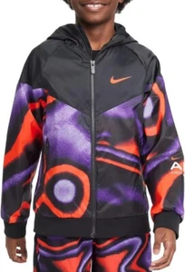 Nike Big Kids' Boys Sportswear Air Max Vol Windrunner Jacket (Purple) Size Large - Picture 1 of 7