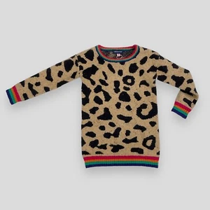 Andy & Evan Toddler Multi Color Rainbow Animal Print Sweater Size 2T NWT - Picture 1 of 7