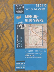 carte ign bleue 2324 O melun sur yevre 1996 - Picture 1 of 1
