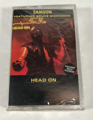SAMSON - Head on Cassette Tape NEW/Sealed Grand Slamm Records - Bruce Dickinson - Image 1 of 4