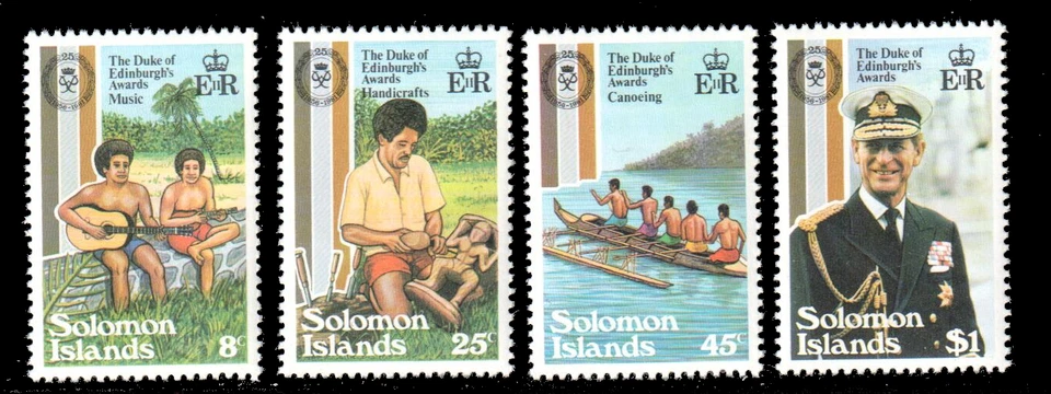 Solomon Islands Scott 453-56 Very Fine +++ Mint Never Hinged SCV $1.50 - Image 1 of 1