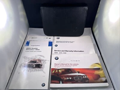 BMW 323i 328i 1999 fabricante de equipos originales manual del propietario con estuche Foto 1 de 4