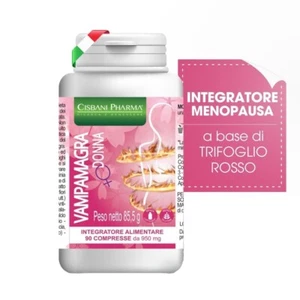 Vampamagra, integratore Trifoglio menopausa - Riduce le vampate - 90 compresse - Foto 1 di 6