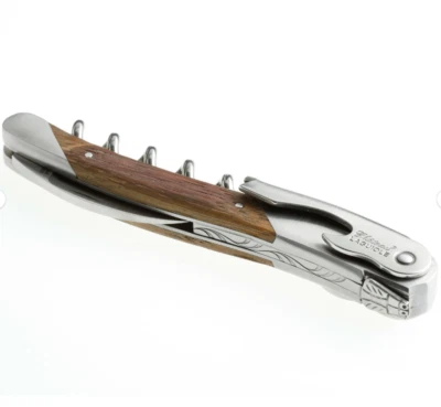 Chateau Laguiole不锈钢开瓶器带橡木桶手柄 — 第 1/2 张图片