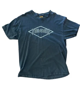 Vintage 1990s THRASHER MAGAZINE T shirt Large Thrasher Skateboard Mag tee - Picture 1 of 7
