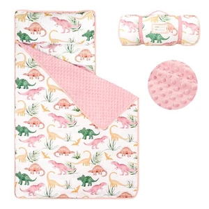 Toddler Nap Mat for Preschool, Soft Kids Nap Mat with Removable Pillow and Mi... - Picture 1 of 8