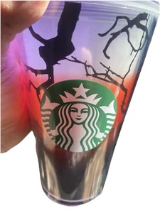 NEU Starbucks 2022 Herbst Halloween Raven's Perch Glow in the Dark 16oz Tumbler - Bild 1 von 24