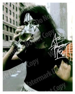 KISS Ace Frehley Autographed Photo 8x10 Reprint Vintage Signed Rock Collectible - Picture 1 of 6