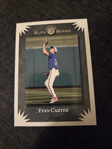 2025 Donruss Baseball #13 Evan Carter Elite Series Rangers - Bild 1 von 1