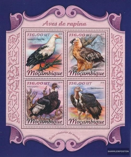 Prophila Collection Briefmarken Kleinbogen Mosambik 2002 – Welt Des Meeres (2668-2673), Postfrisch MNH