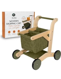 Baby Push Walker Wooden Baby Walker - Picture 1 of 5