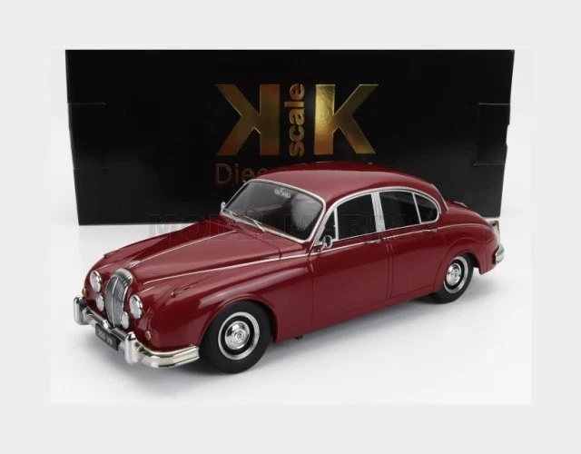 KK-SCALE KKDC181036 DAIMLER - 250 V6 RHD 1962 - INTÉRIEUR NOIR - ROUGE - 1/18
