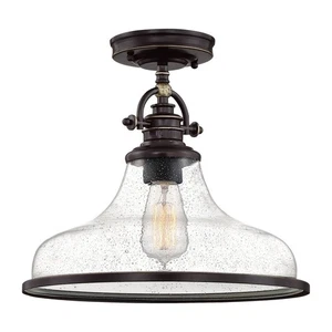 Grant - 1 Light Semi-Flush Mount-Palladian Bronze Finish - Picture 1 of 4