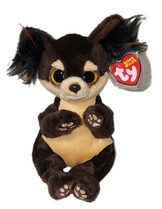 Ty Beanie Bellies - TOFFEE the Tan & Brown Dog 6" NEW Plush Stuffed Animal Toy - Picture 1 of 8