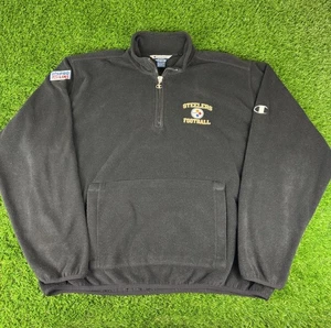 Vintage Pro Line Champion Pittsburgh Steelers Fleecejacke Herren XL NFL Football - Bild 1 von 7