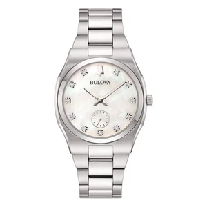 BULOVA Surveyor Lady Kleine Sekunde Damenuhr, Diamantindizes - Bild 1 von 3