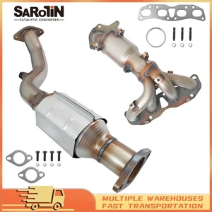 2x Front Rear For Nissan Rogue 2008-2013 2.5L Catalytic Converter High Quality - Picture 1 of 10