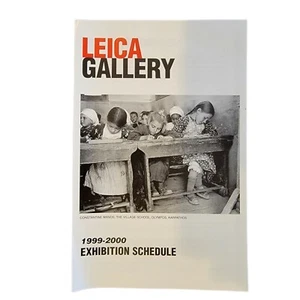 Calendario de exposiciones Leica Gallery 1999-2000 - Imagen 1 de 2