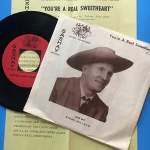 vintage JACK MAY western swing square dance vinyl 45 single-REAL SWEETHEART--NOS - Bild 1 von 9