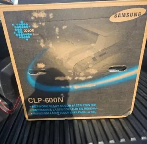 Samsung CLP 600N Color Laser Printer Network Ready - Picture 1 of 4
