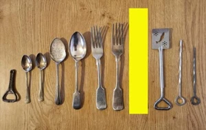 Vintage Cutlery Items. Including Spoons, Forks and Skewers. Some Silver. - Picture 1 of 2