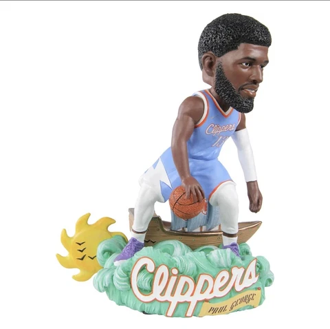 Paul George Los Angeles Clippers City Jersey Bobblehead NBA Basketball Cover