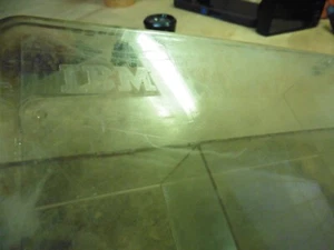 Vintage IBM Clear Plastic micro chips resisters Metal Hinged Storage Case - Picture 1 of 7
