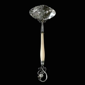 F. Hingelberg. Art nouveau Silver Soup Ladle - 1928. - Picture 1 of 4
