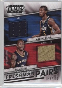 2014-15 Panini Threads Freshman Pairs /199 Rodney Hood Russ Smith #18 Rookie RC